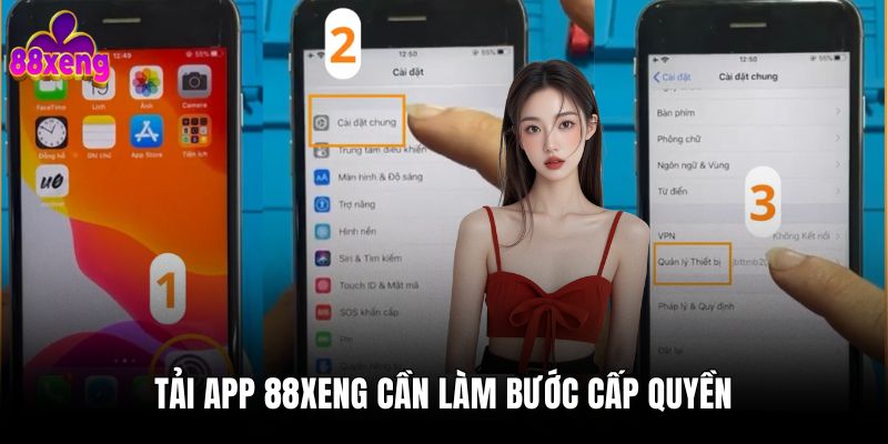 Tải app Tải app 88xeng cần làm bước cấp quyền