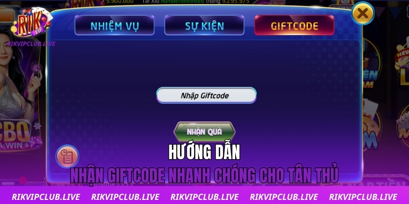 Giftcode Rikvip 2025 | Nhận Mã Miễn Phí - Quà Tặng Về Ngay Hướng dẫn nhận giftcode nhanh chóng cho tân thủ