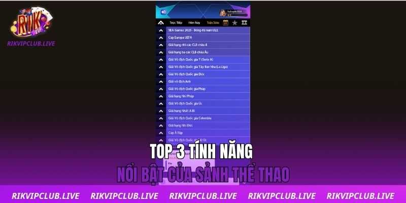 Thể Thao Top 3 tính năng nổi bật của sảnh thể thao