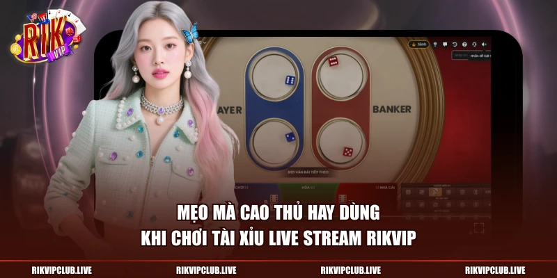 Mẹo mà cao thủ hay dùng khi chơi Tài Xỉu Live Stream Rikvip